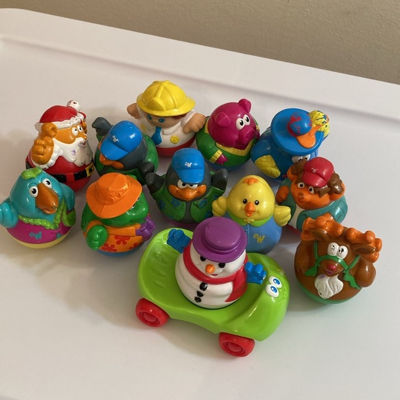 Lot of 12 Weeble wobble hasbro Playskool and car - Picture 2 of 16